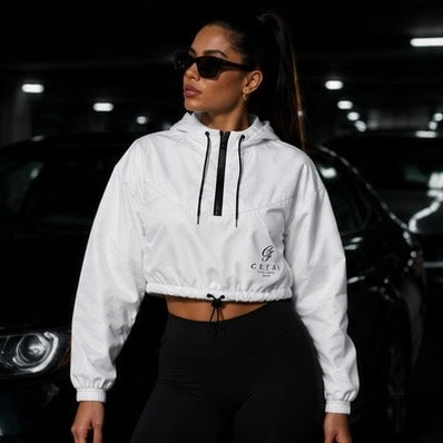 CEFAI HER CROPPED WINDBREAKER